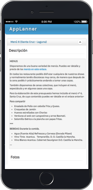 software aplicacion app gestion de eventos bodas celebraciones